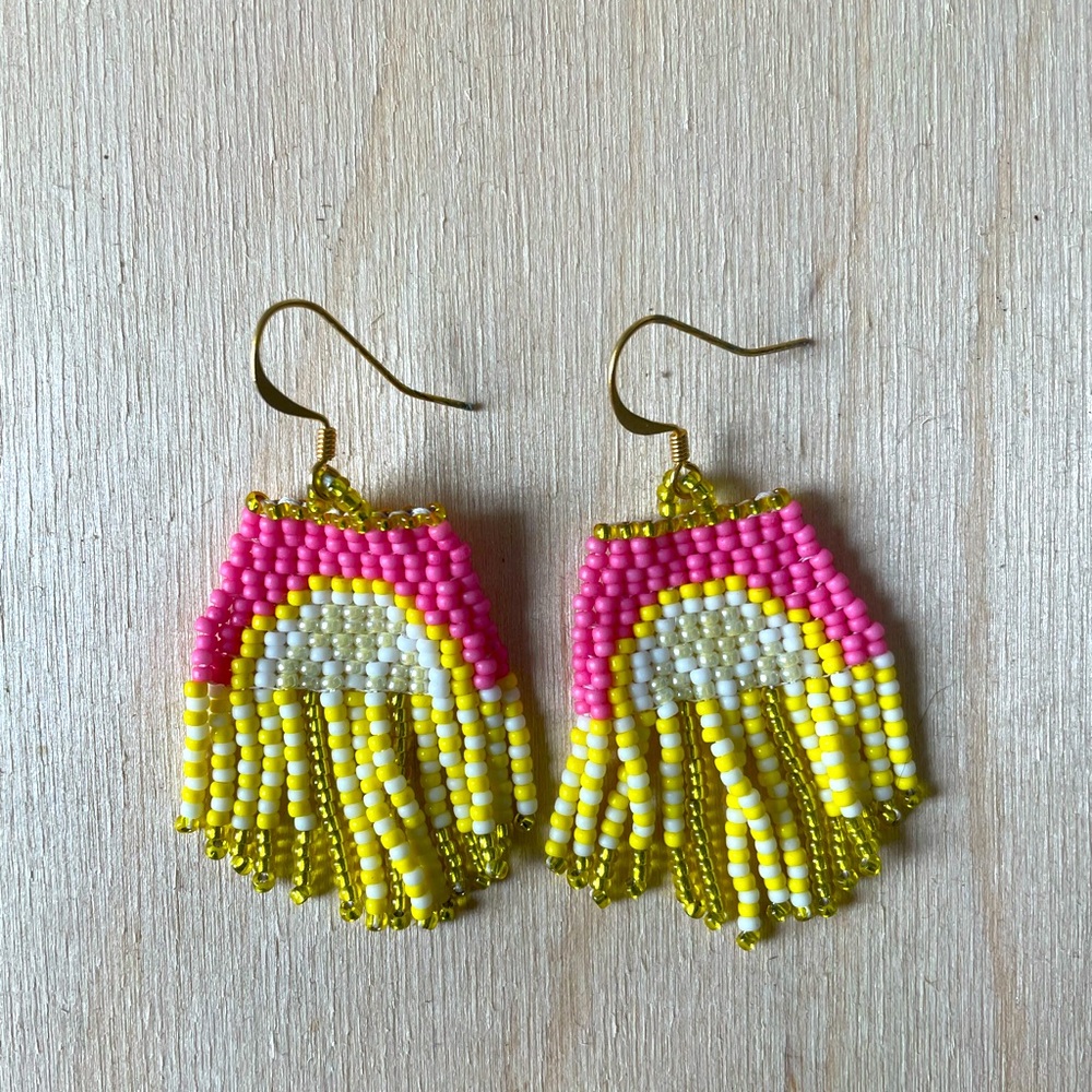 Colorful Beaded Earrings by Bead and Butter